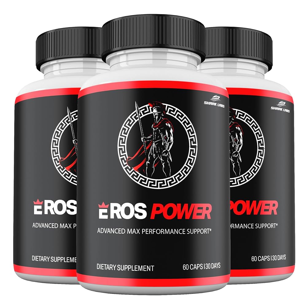 Shark Labs Eros Power Capsules - 60 Count (3 Pack)