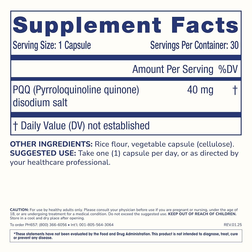 ProHealth Pure PQQ 40 mg Mitochondria Support - 30 Capsules - image 2