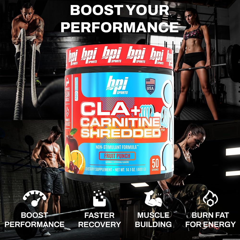 BPI Sports CLA + Carnitine Shredded Supports Lean Muscle & Promotes - image 5