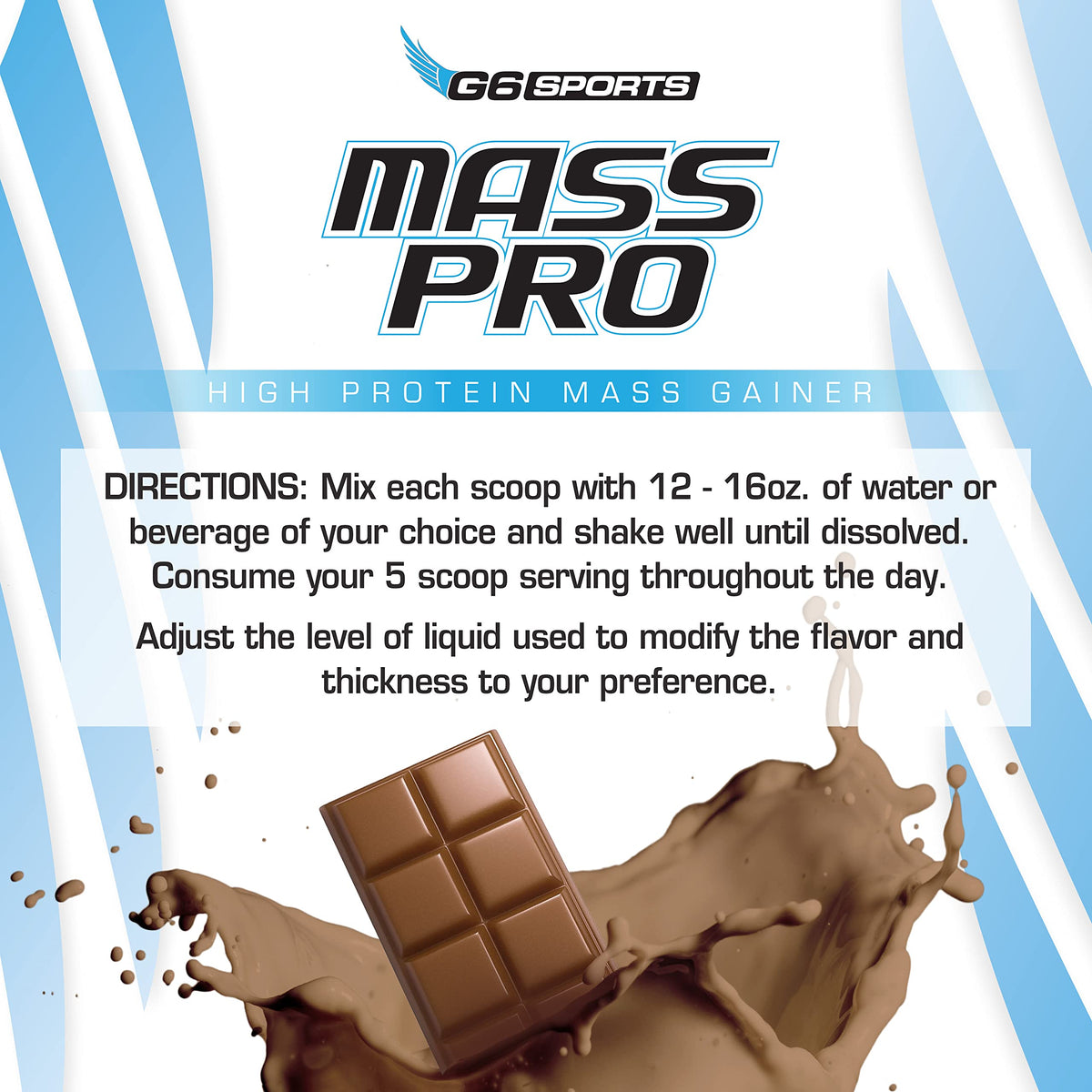 G6 Sports G6 Mass Pro High Protein Gainer