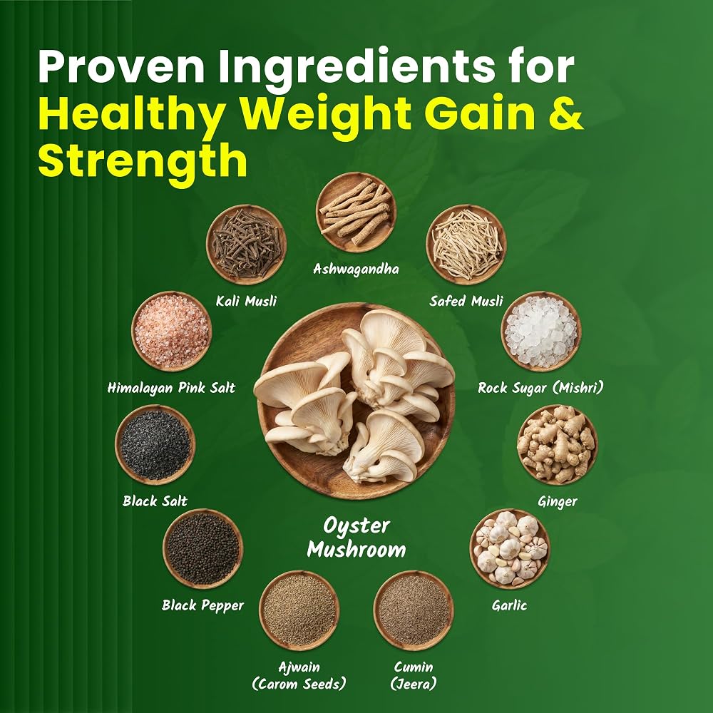 Mushroomex Mushroom Powder Ayurvedic Weight Gainer - 100g - image 4