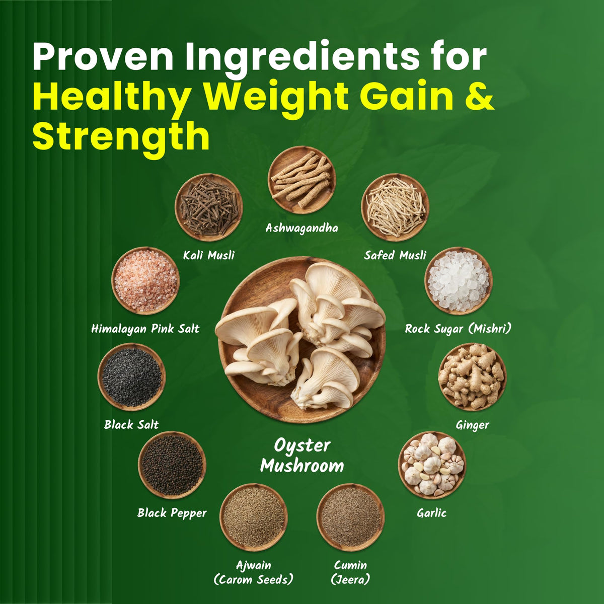 Mushroomex Mushroom Powder Ayurvedic Weight Gainer - 100g - image 4