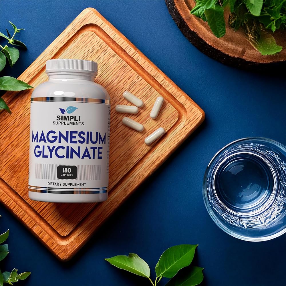 Simpli Supplements Magnesium Glycinate 400mg per Serving