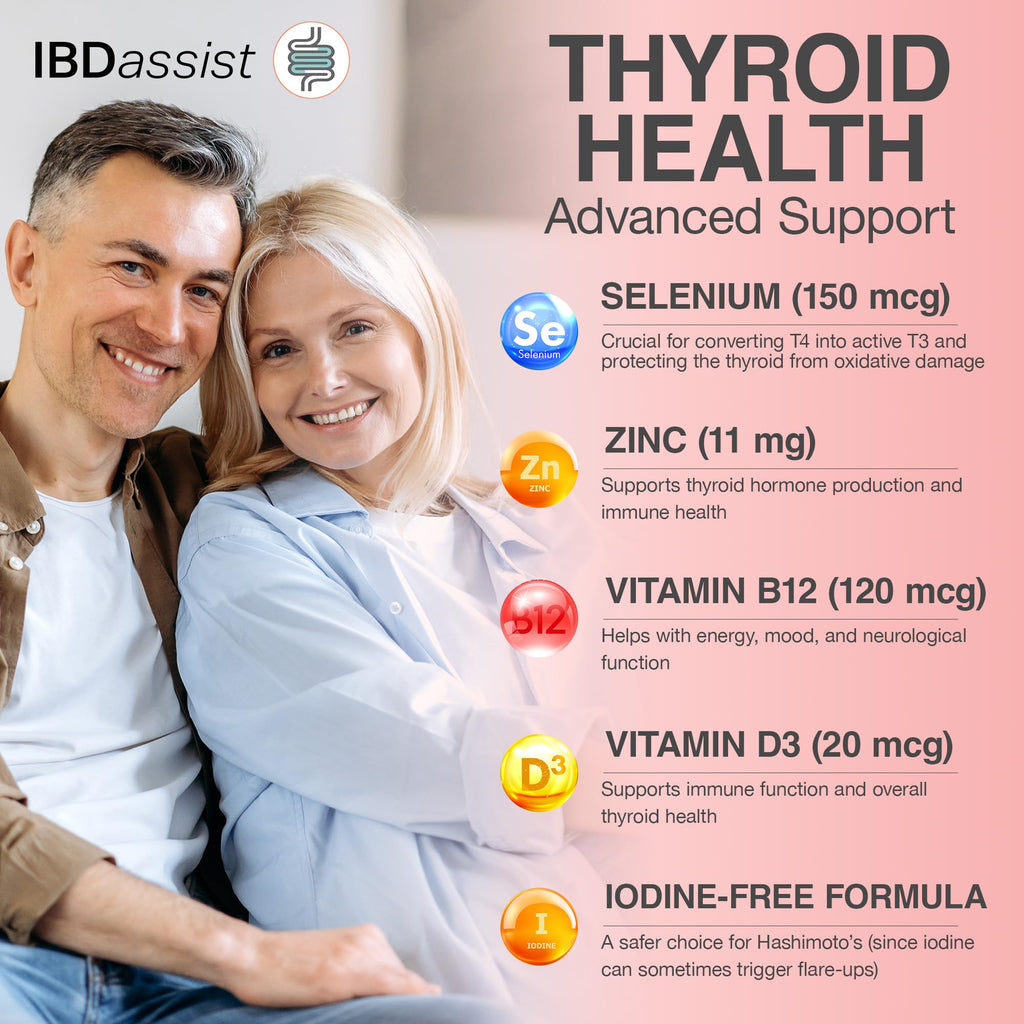 IBDassist Hashi Aid Thyroid Support Capsules - 30 Vegetarian Capsules - image 3