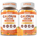 Nextdia Calcium Gummies with Turmeric for Women & Men - Calcium