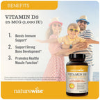 NatureWise Vitamin D3 1000 IU & B Complex - 360 Count - image 2
