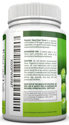 NutriONN Organic Super Greens Capsules - 120 Count - image 3