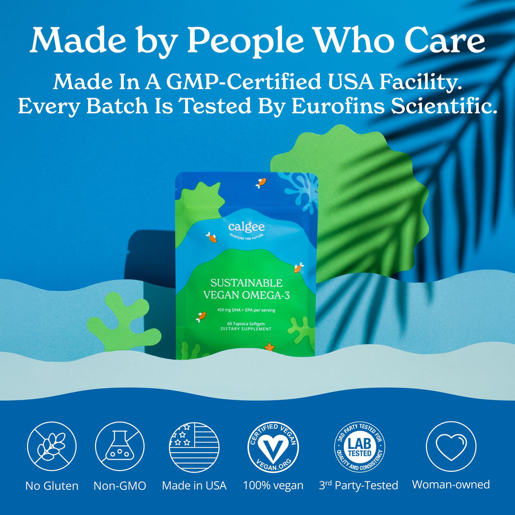 Calgee Vegan Omega 3 Algae Oil