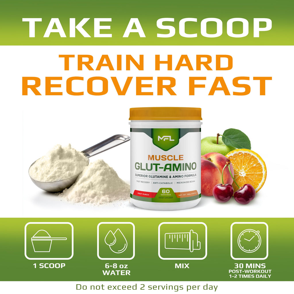 MUSCLE FOOD LABS Muscle Glut-Amino ★ Glutamine & Amino Blend