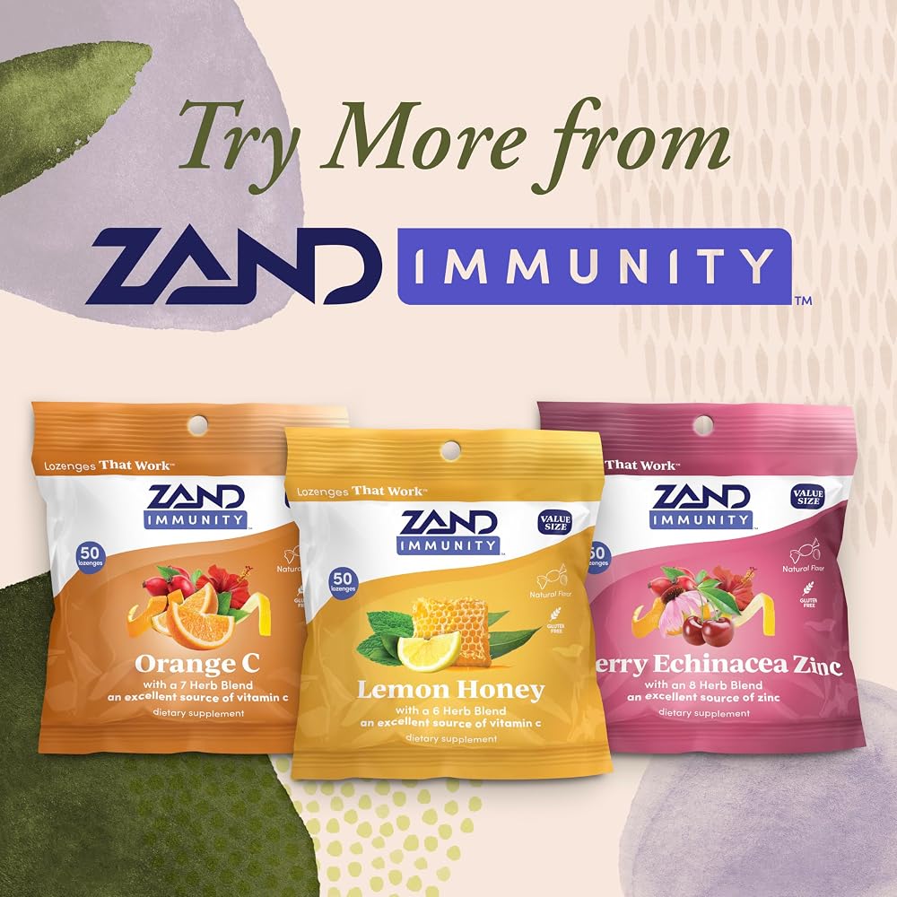 ZAND Immunity Lemon Zinc Throat Lozenges - 50 Count - image 5
