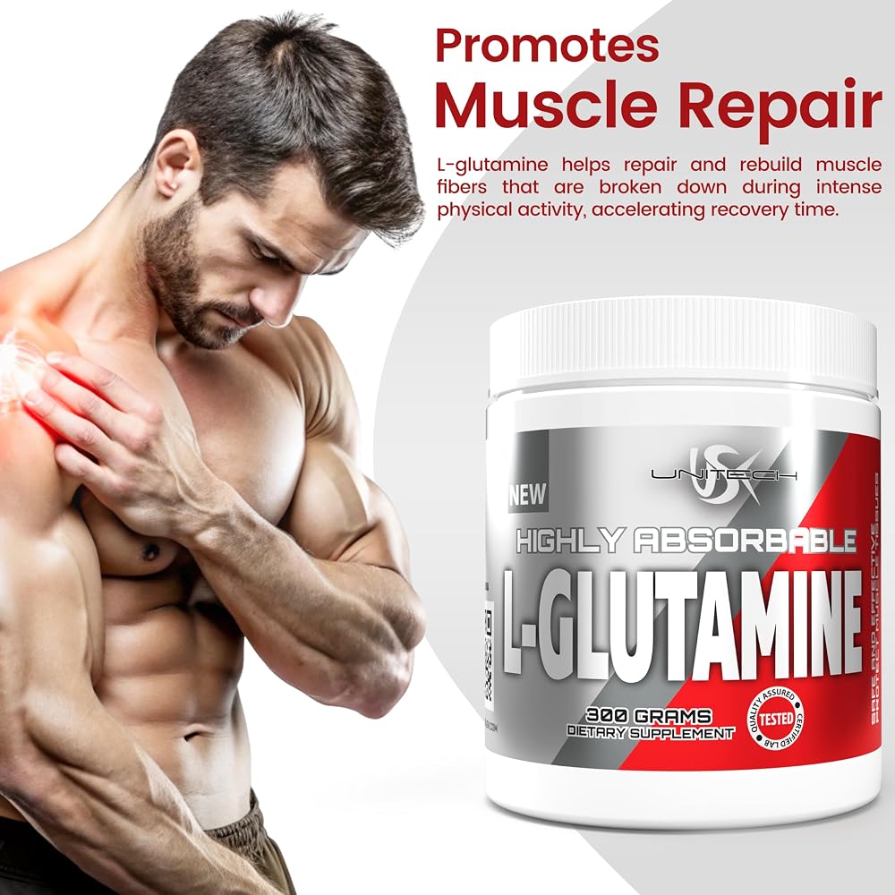 USK L-Glutamine Amino Acid Powder for Muscle Recovery - 300g - image 3