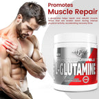 USK L-Glutamine Amino Acid Powder for Muscle Recovery - 300g - image 3