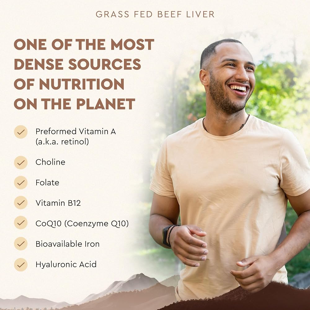 Ancestral Supplements Grass Fed Beef Liver Capsules - 180 Capsules - image 4