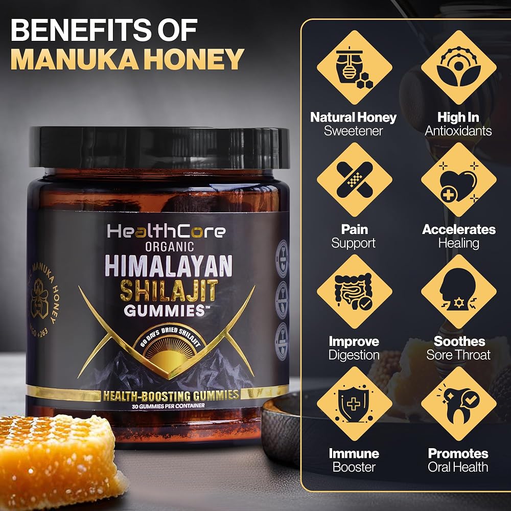 NutraHeights Organic Shilajit Gummies - 30 Gummies - image 5