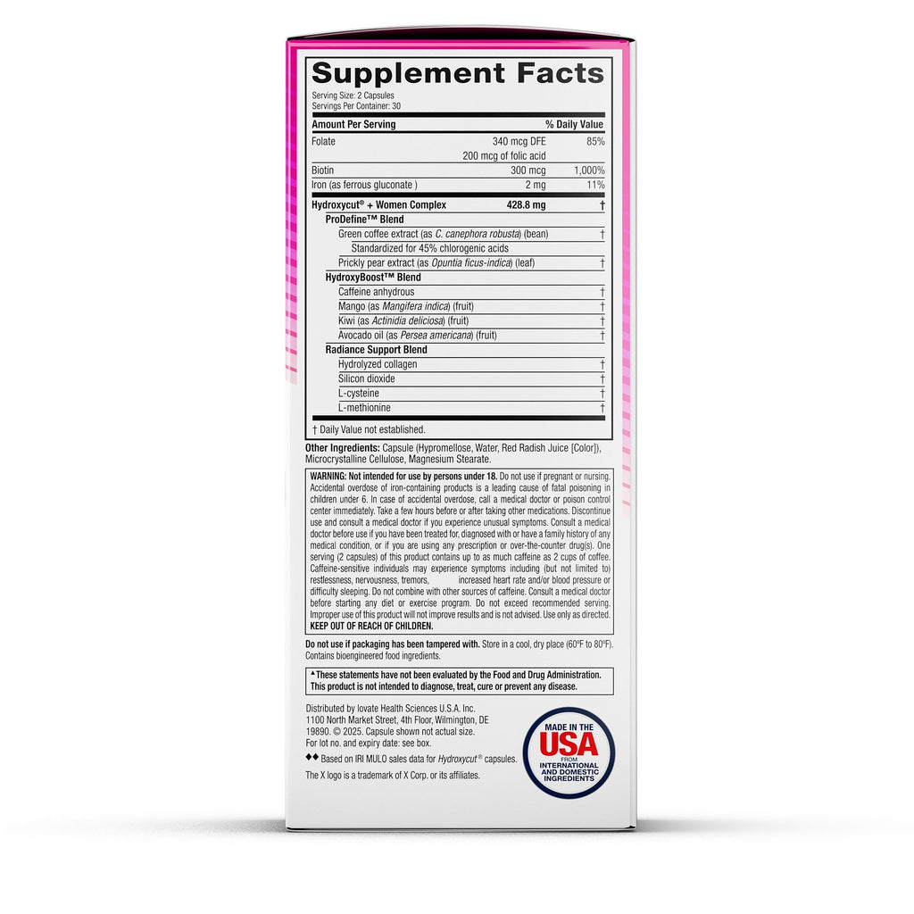Hydroxycut +Women Metabolism Support Formula - 60 Capsules - image 2