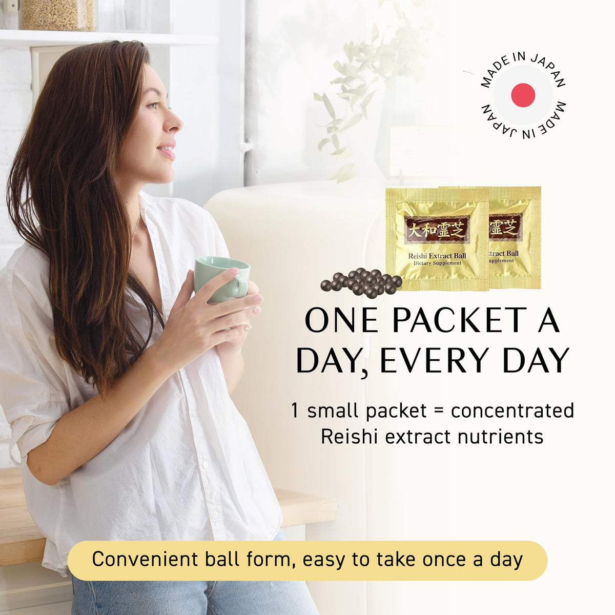 Umeken Reishi Mushroom Extract Balls Immune Support - image 4