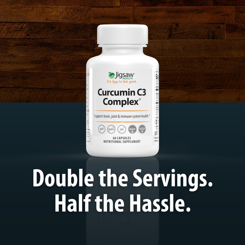 Jigsaw Health Curcumin C3 Complex Antioxidant Support - 60 Capsules - image 3