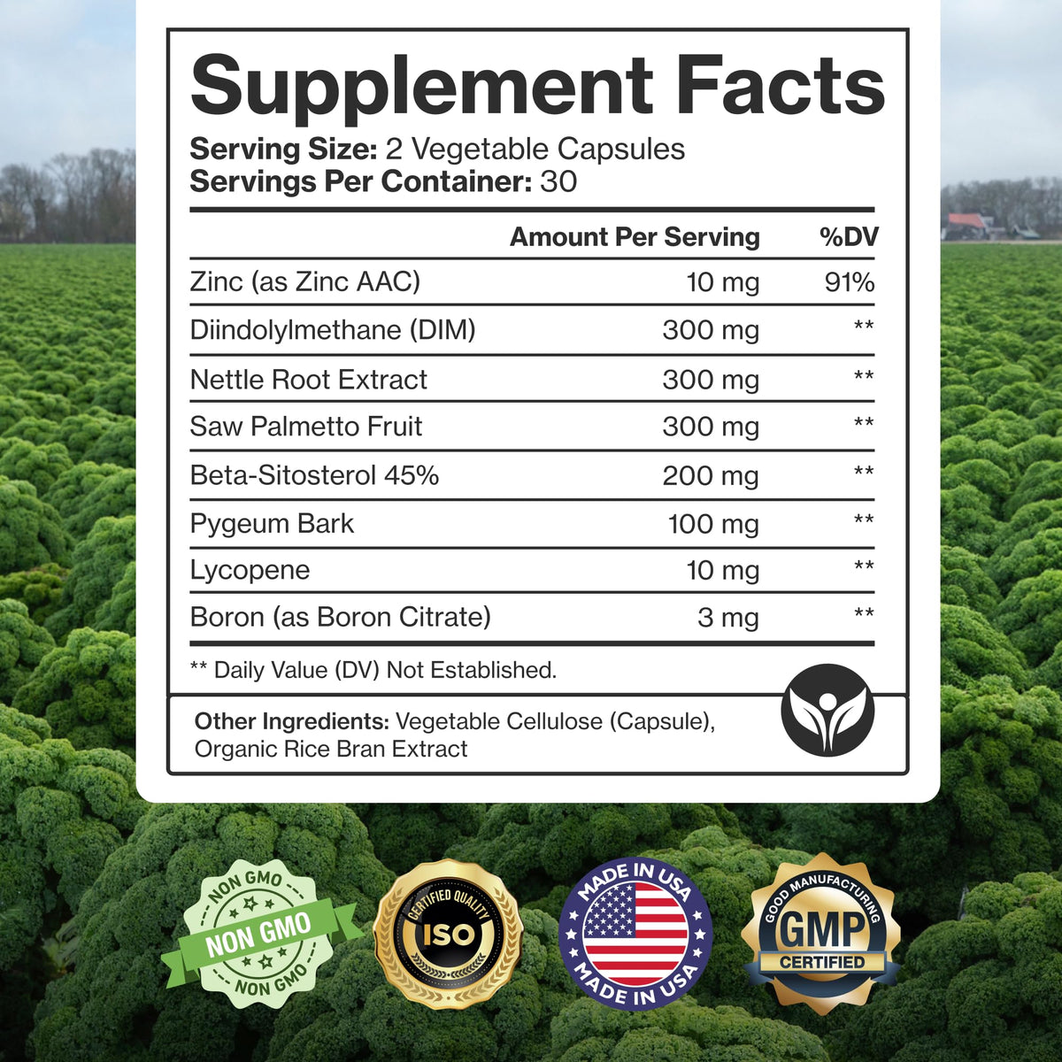 Pure Micronutrients Prostate Supplement Saw Palmetto - 60 Capsules - image 5