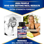 Organic Cadane Moringa, Turmeric & Ginger Supplement - 120 Capsules - image 6