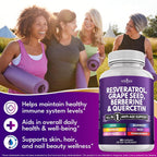 NEW AGE Resveratrol Polyphenol Supplement - 120 Capsules - image 4