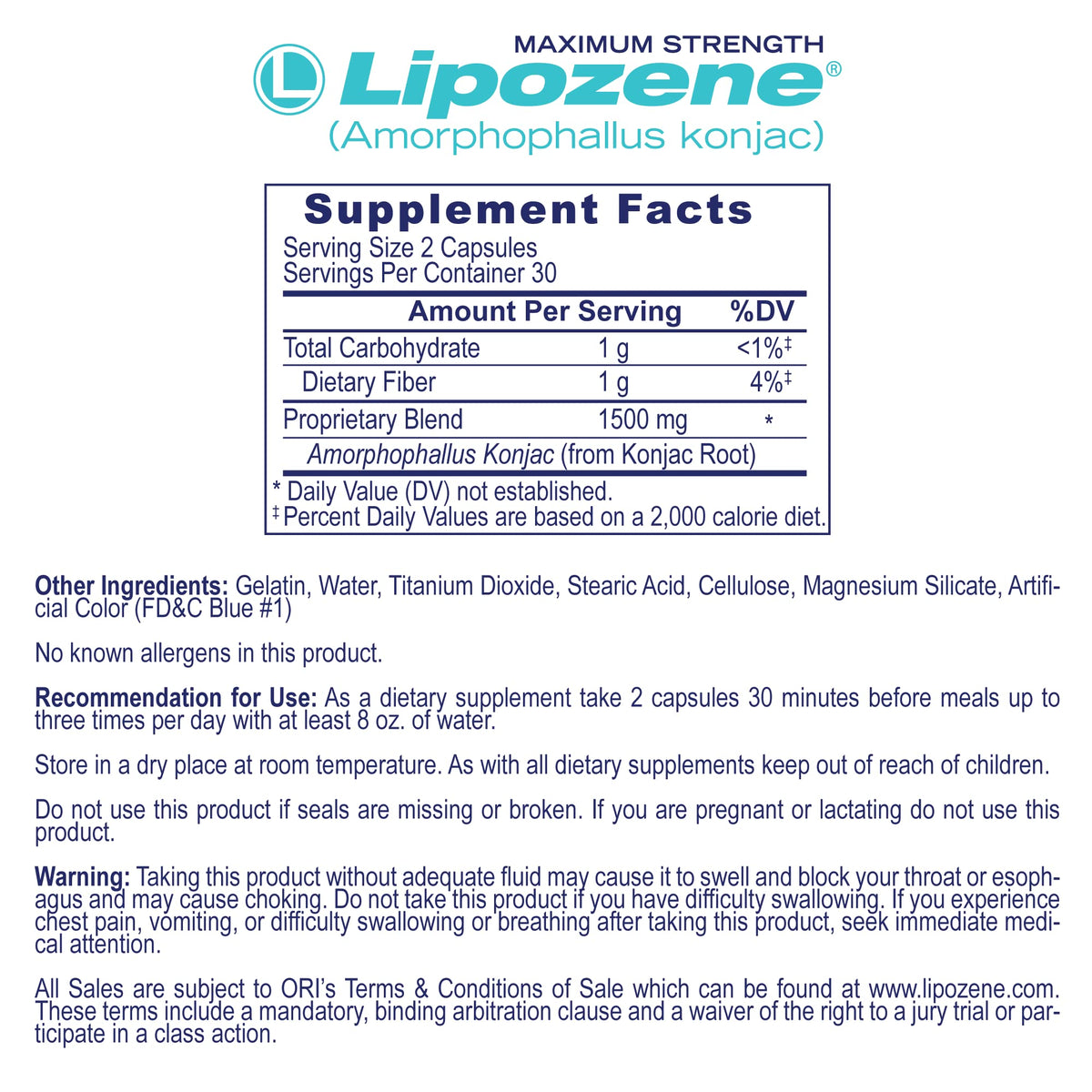 Lipozene Diet Weight Loss Supplements