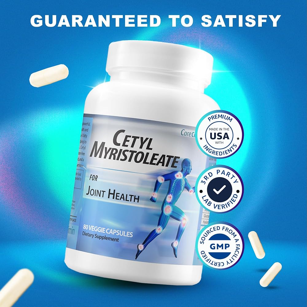CoreCeutimin Cetyl Myristoleate Omega 5 Fatty Acid - 80 Capsules - image 3