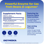 Enzymedica BeanAssist Digestive Enzyme - 30 Capsules - image 2