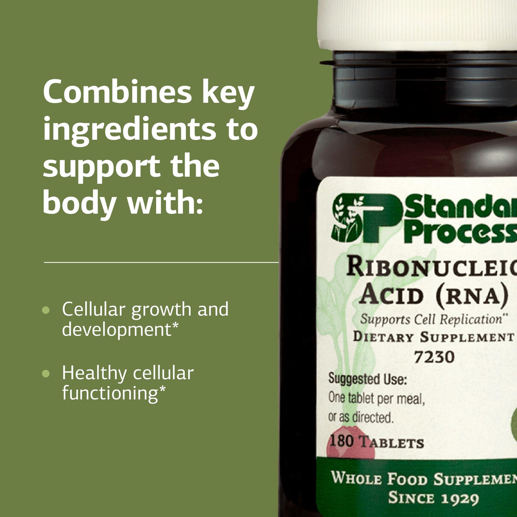 Standard Process Ribonucleic Acid RNA Cell Development - 180 Tablets - image 4