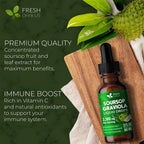 FRESHDRINKUS Soursop Graviola Extract Liquid - 2 fl oz - image 2