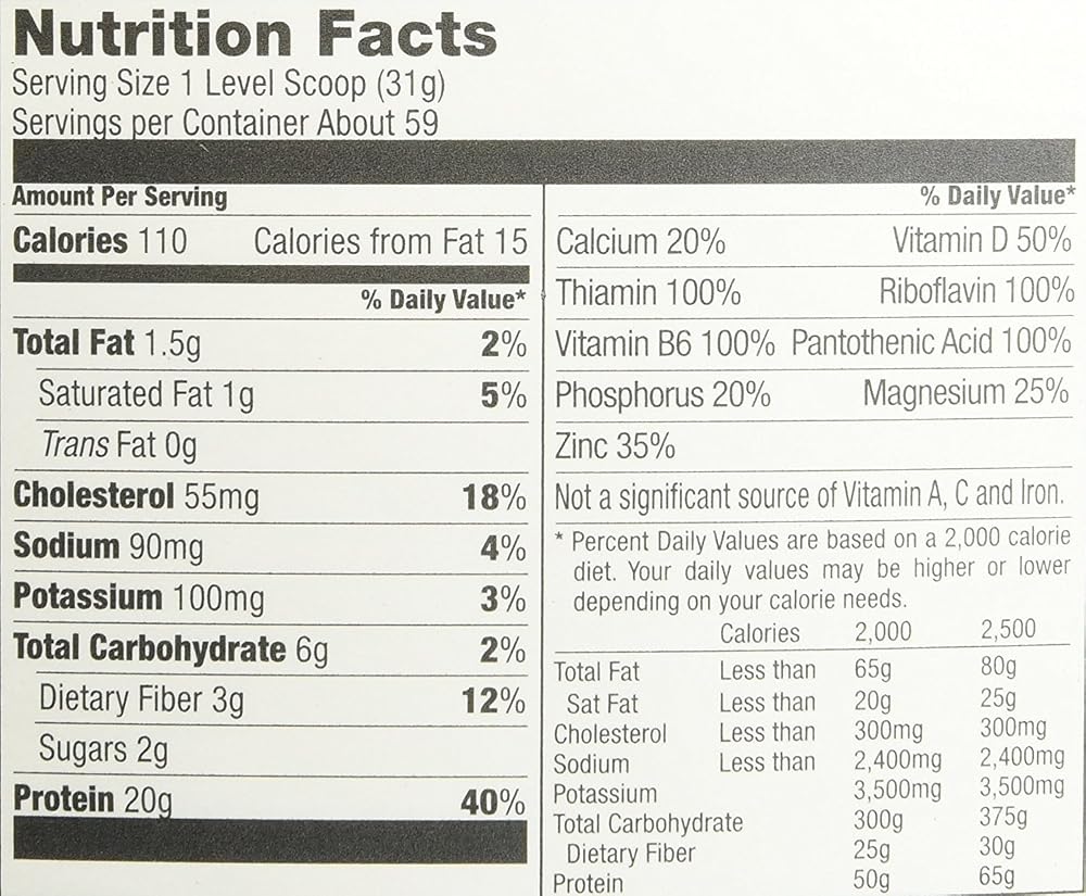 Designer Whey Natural Protein Powder French Vanilla - 4 lbs - image 2