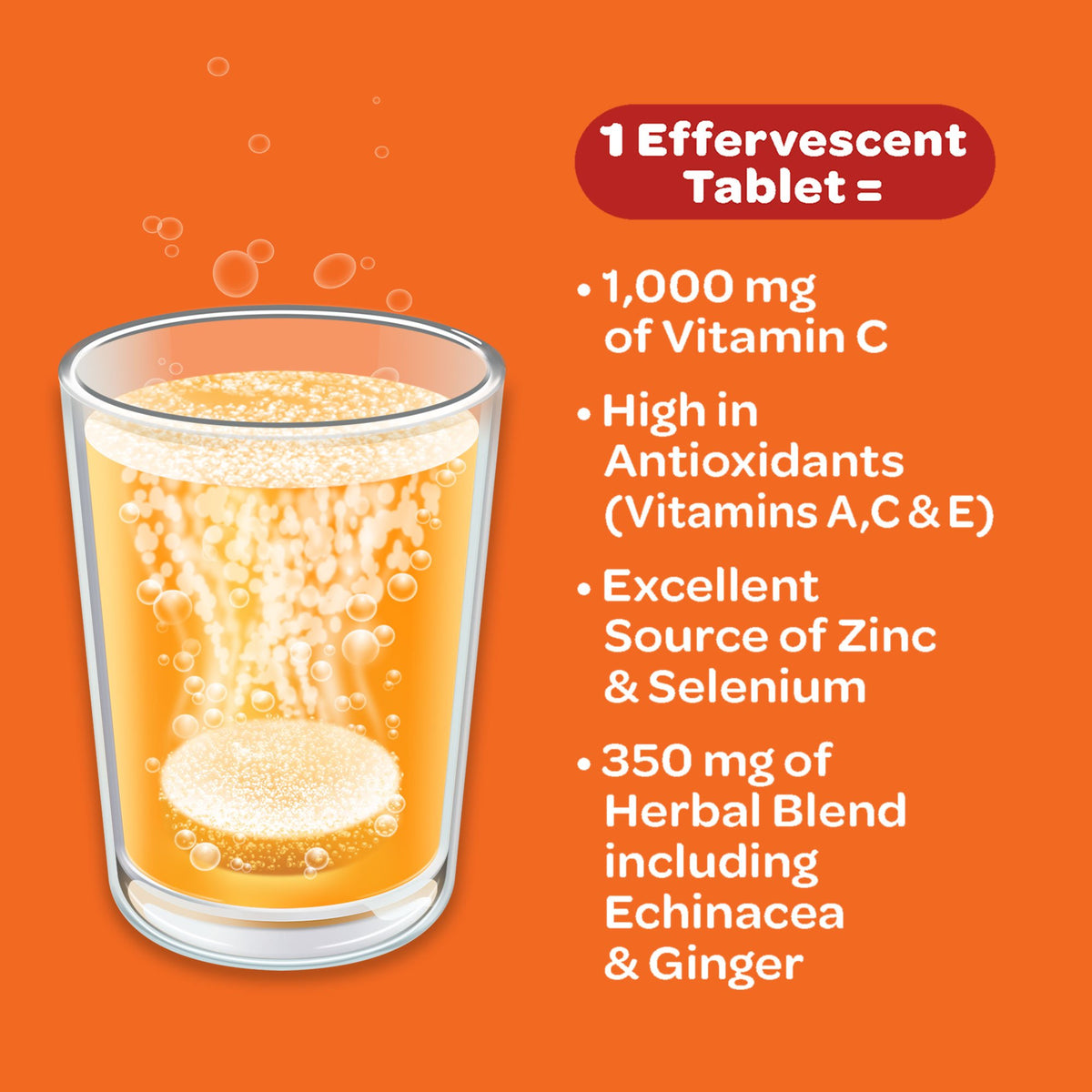 Airborne Effervescent Health Formula Tablets Orange - 10 Count - image 4