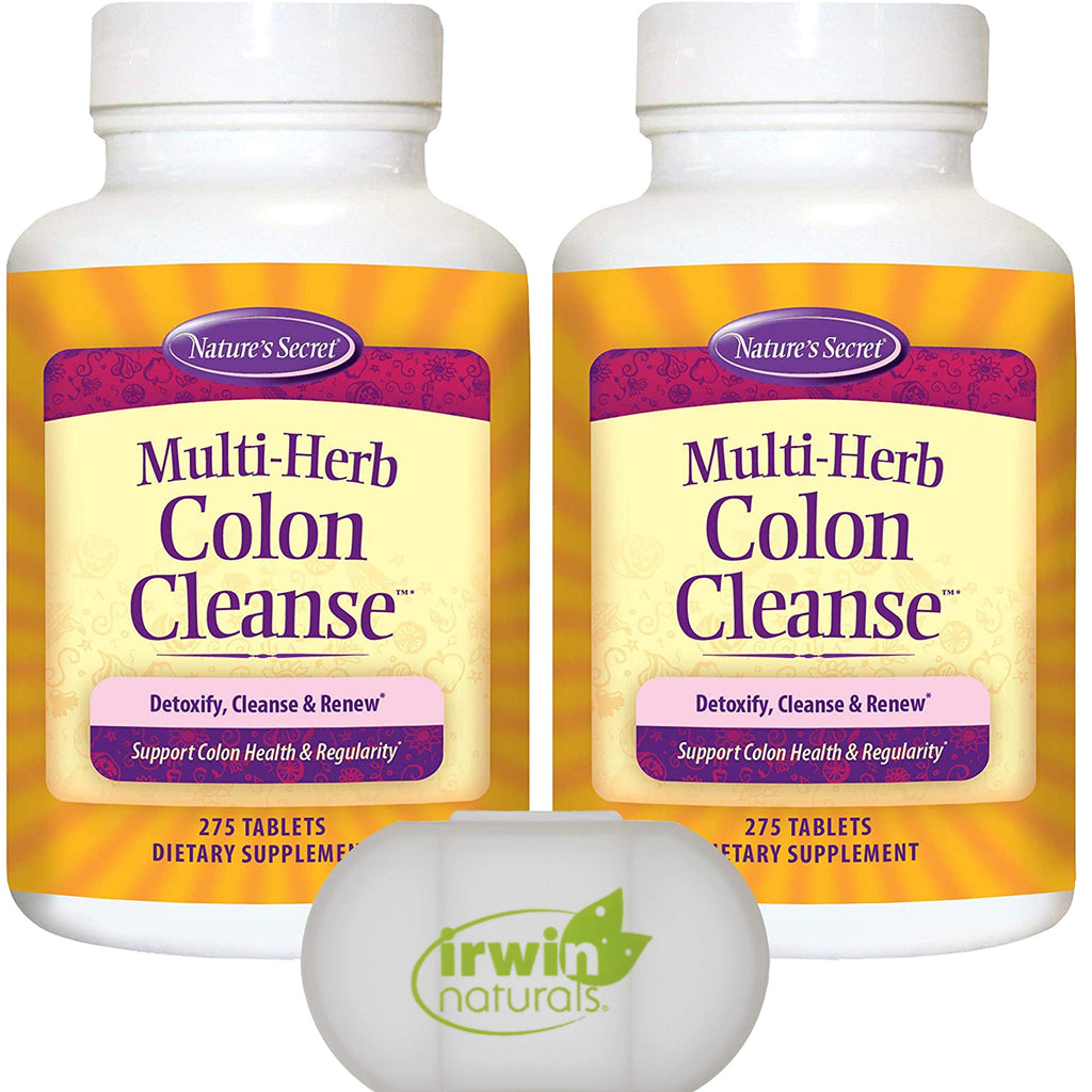 Lumintrail Nature's Secret Multi-Herb Colon Cleanse Tablets - 550 Count
