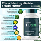 IDEAL PERFORMANCE TC24 Prostate Health Supplement - 180 Capsules - image 6