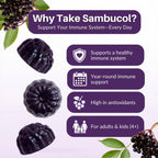 Sambucol Elderberry Gummies Immune Support - 90 Count - image 4