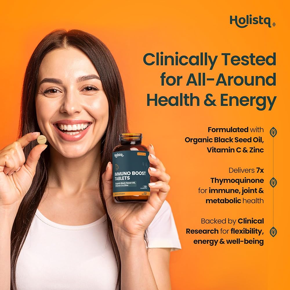 HOLISTQ Vitamin C with Zinc Chewable Tablets - 120 Count - image 5