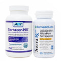 Biomedic Labs RX Serracor-NK & Serra-RX Serrapeptase Enzyme Bundle