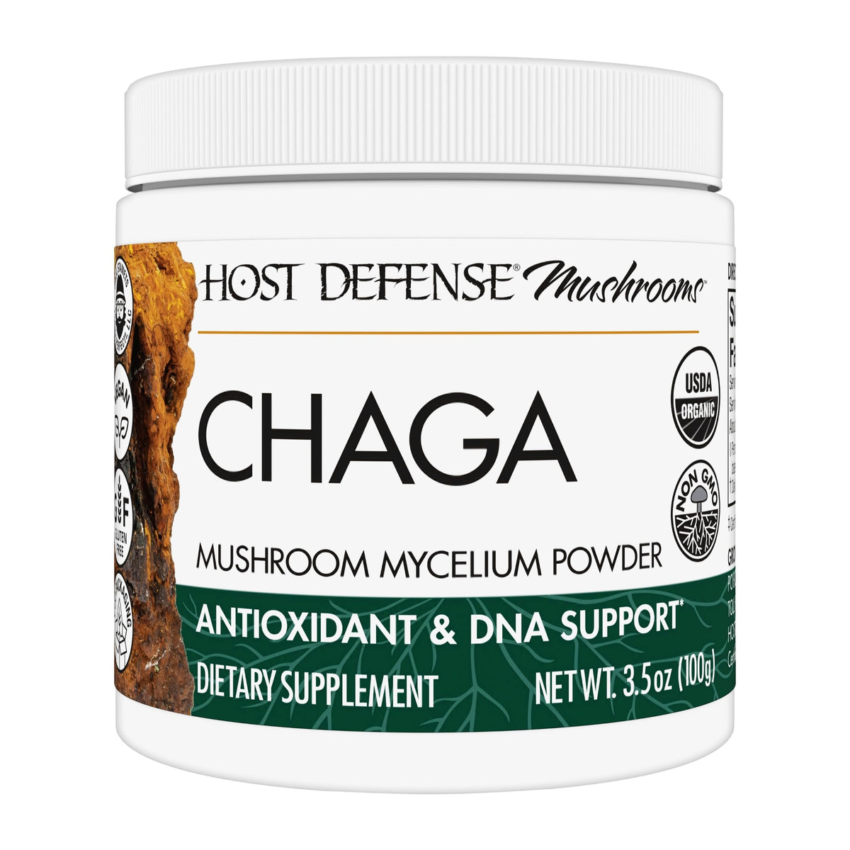 Host Defense Chaga Powder Immune Support - 3.5 oz