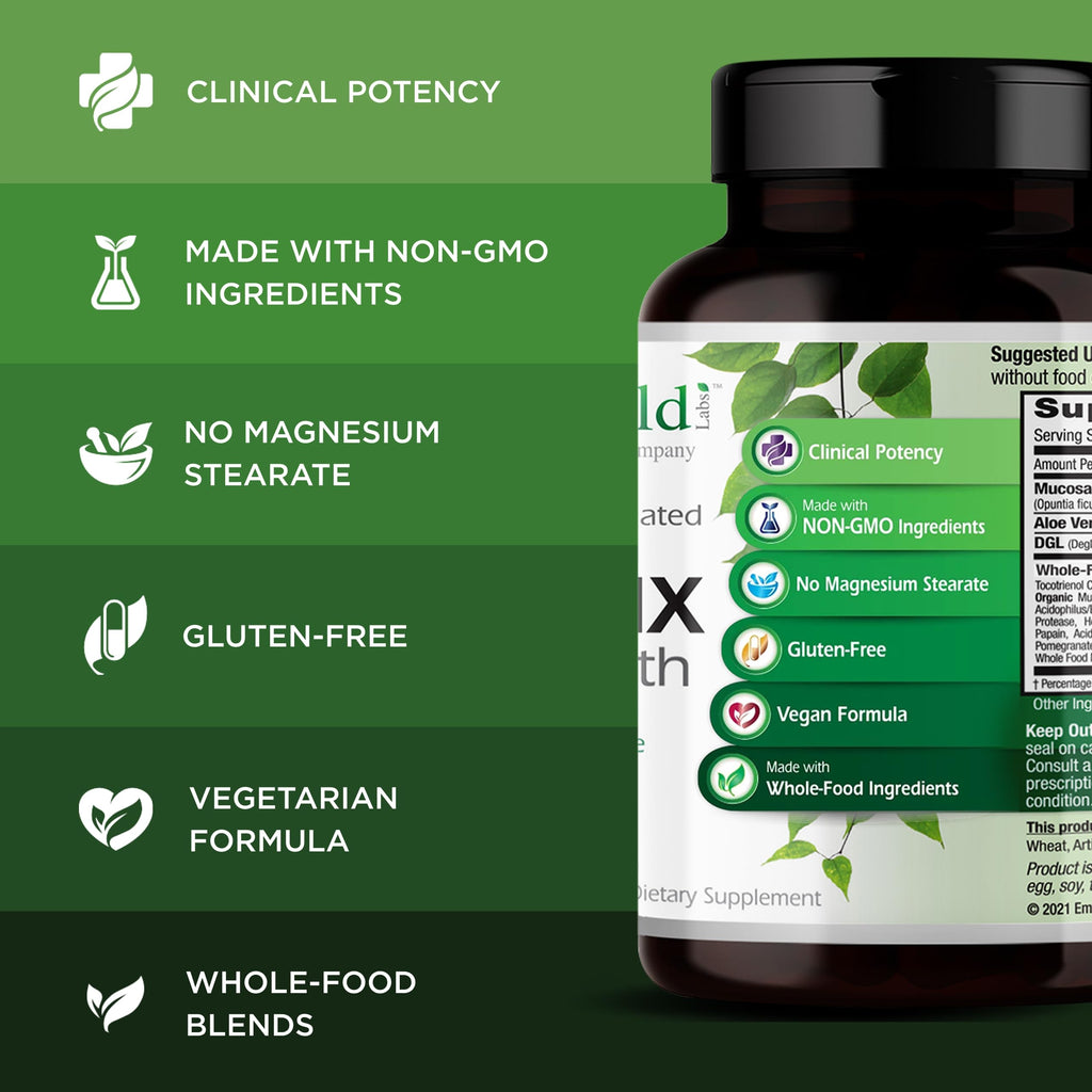 EMERALD LABS Reflux Health Digestive Support - 60 Capsules - image 4