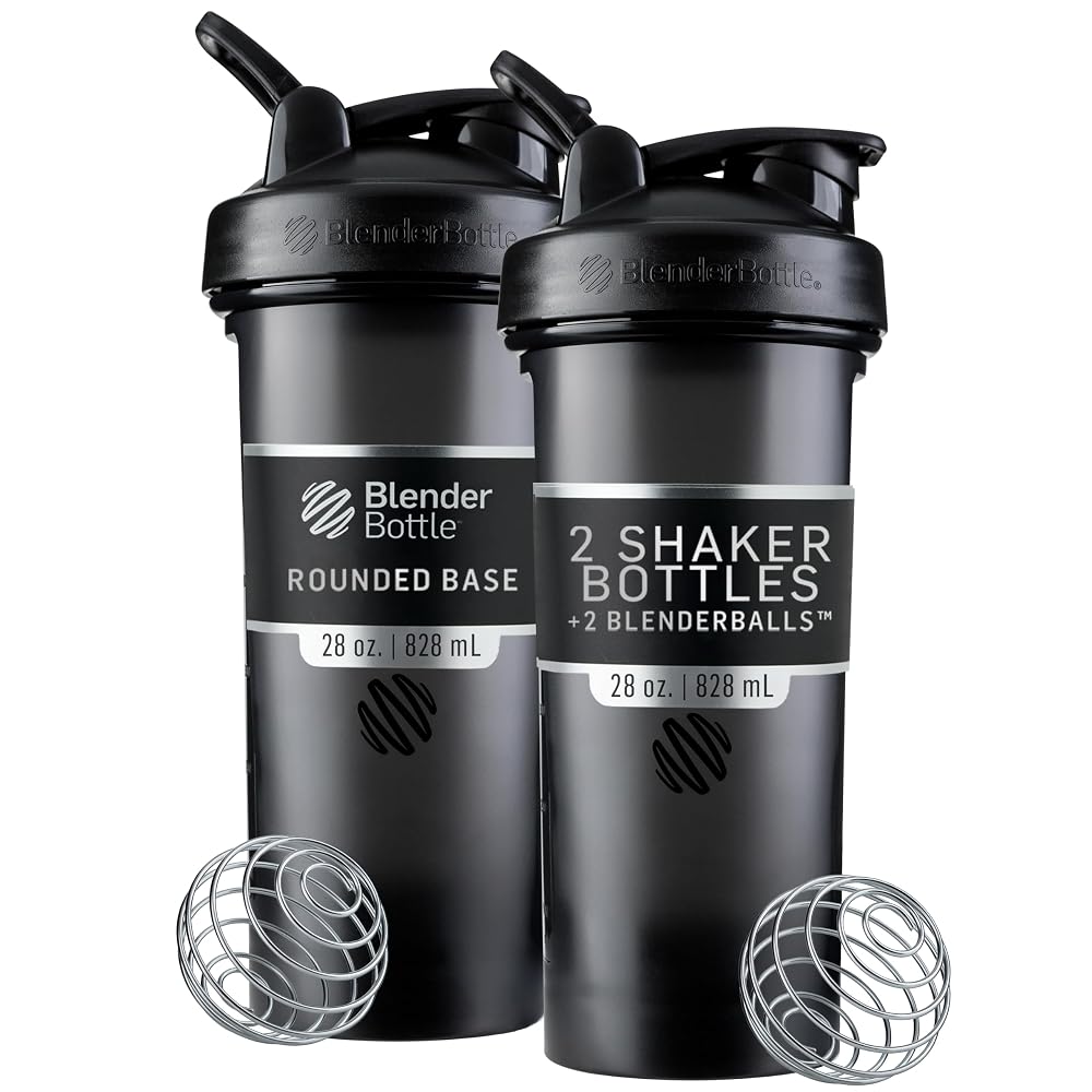 BlenderBottle Classic Shaker Bottle Perfect for Protein Shakes