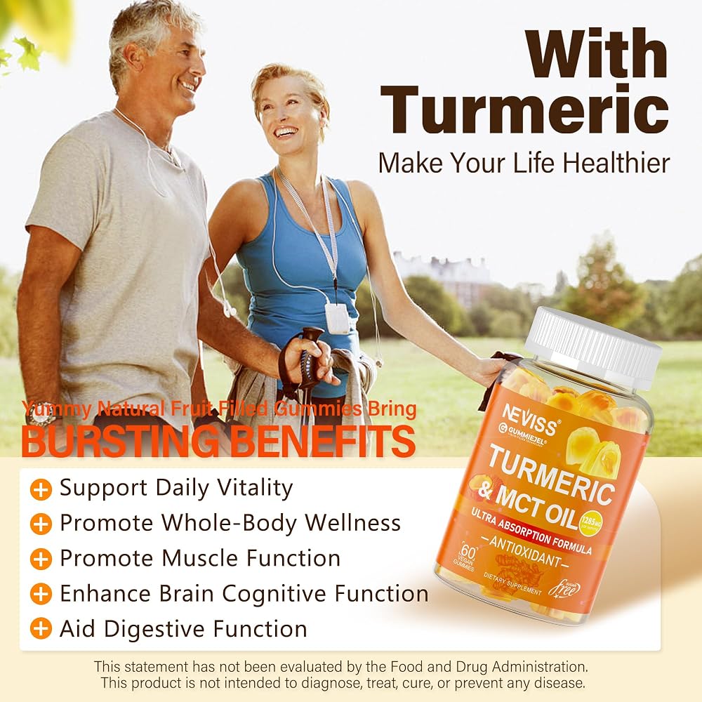 NEVISS Turmeric Curcumin Supplement