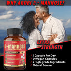 agobi D-Mannose Capsules with Cranberry & Herbs - 90 Vegan Capsules - image 5