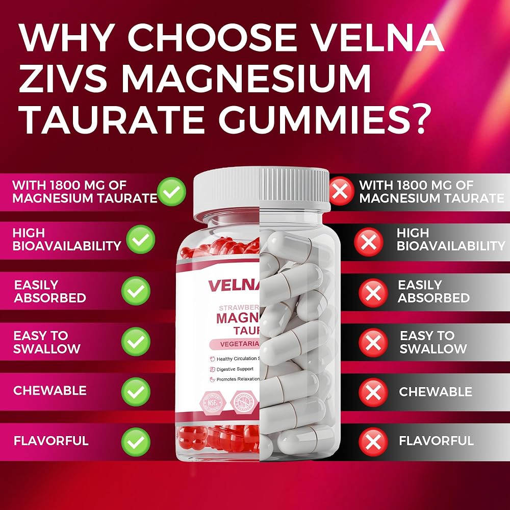 Velna zivs Magnesium Taurate Gummies