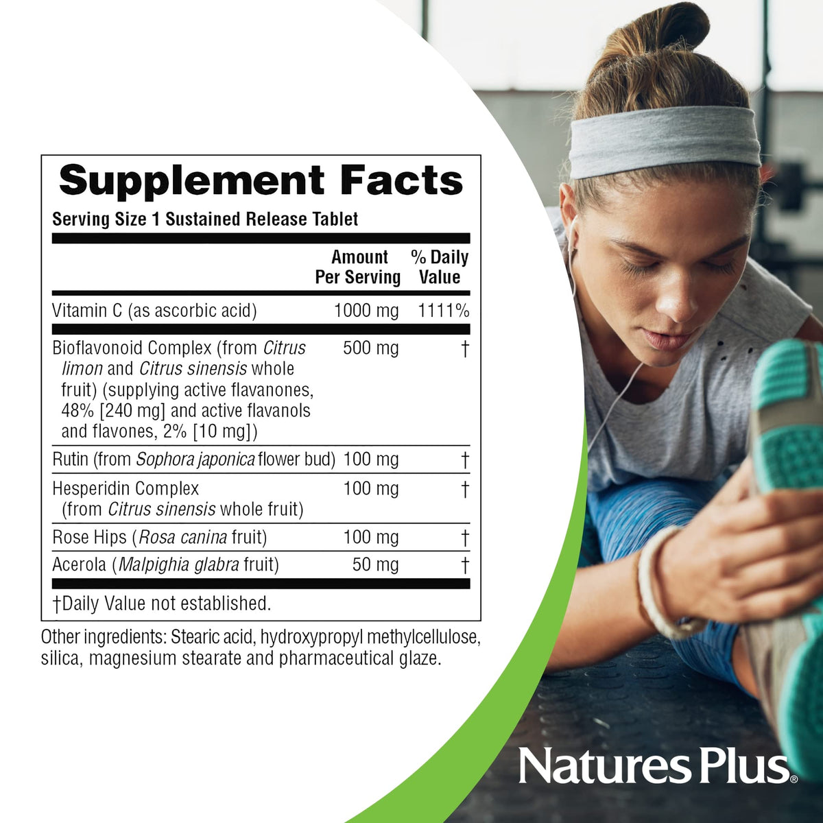 NaturesPlus Super C Complex Sustained Release - 180 Tablets - image 5