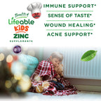 Lifeable Zinc for Kids 15 mg Berry Gummies - 90 Count - image 3