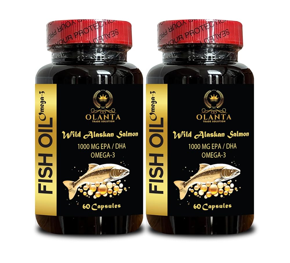 OLANTA TRADE SOLUTION Fish Oil Omega 3 - 120 Capsules