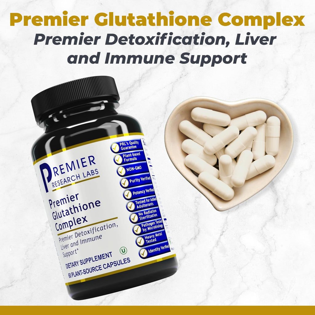 Premier Research Labs Glutathione Complex - 60 Vegetarian Capsules - image 2