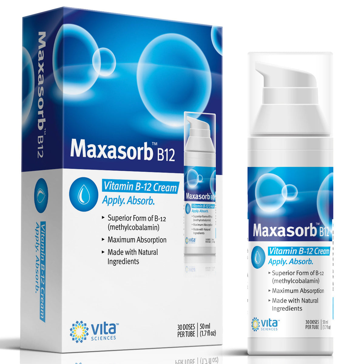 Vita Sciences Methylcobalamin B12 Cream - 1.7 Fl Oz