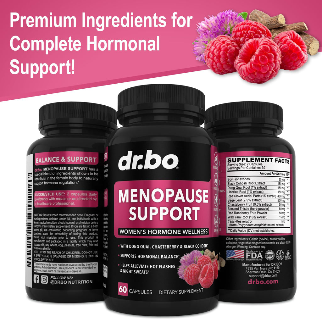 DR. BO Menopause Support Supplement - 60 Capsules - image 8
