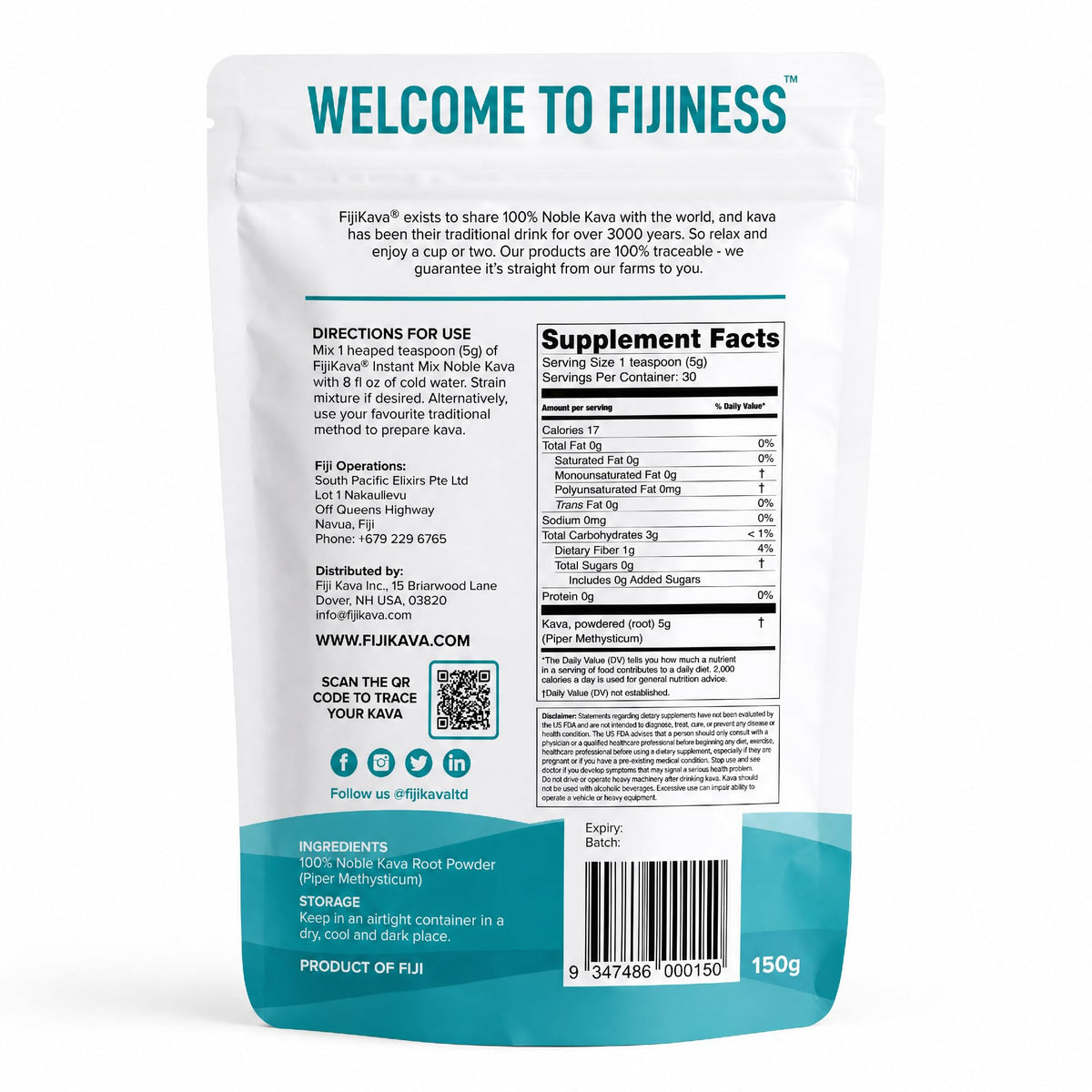 FijiKava Instant Kava Kava Powder