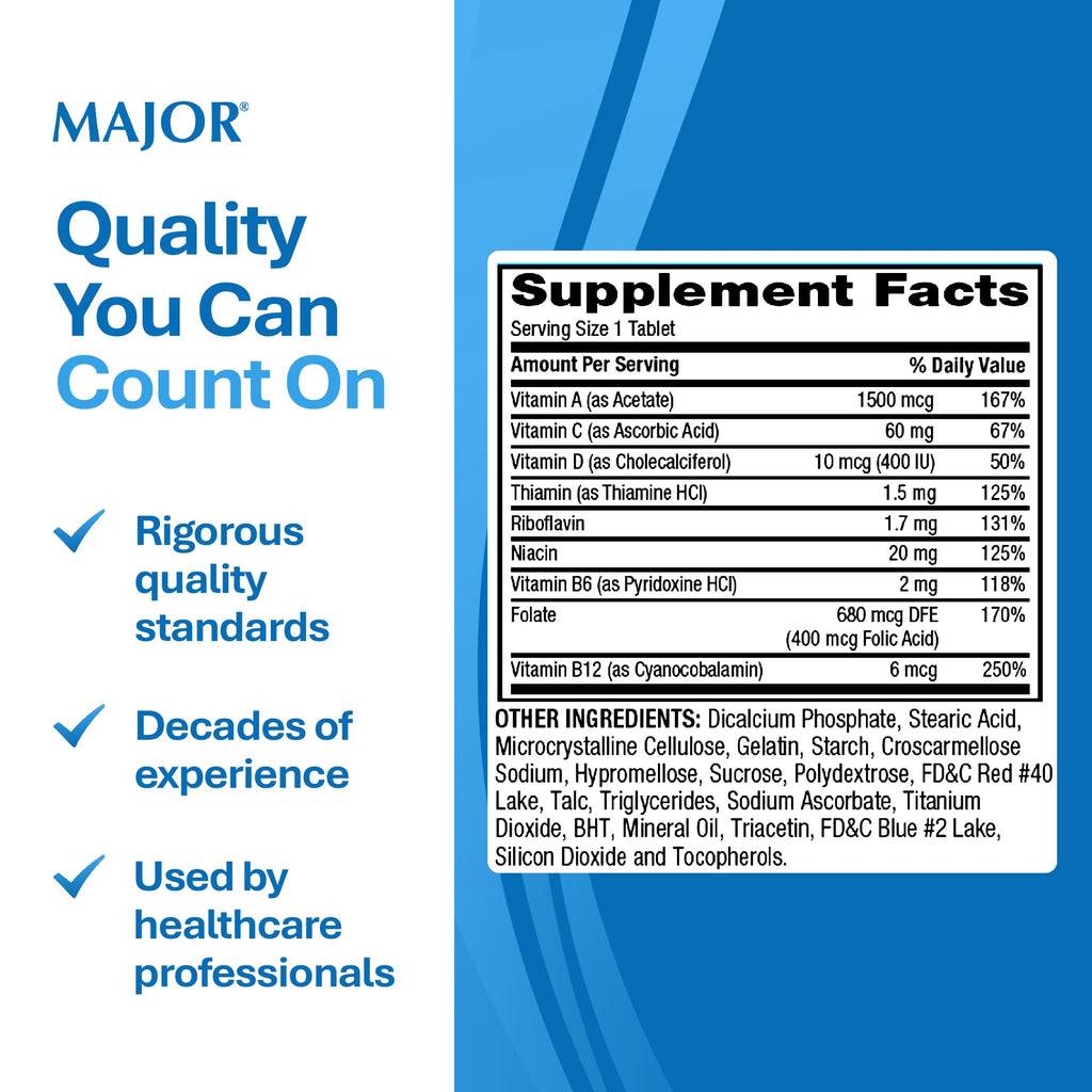 MAJOR Tab-A-Vite Multivitamin Tablets - 1000 Count - image 7